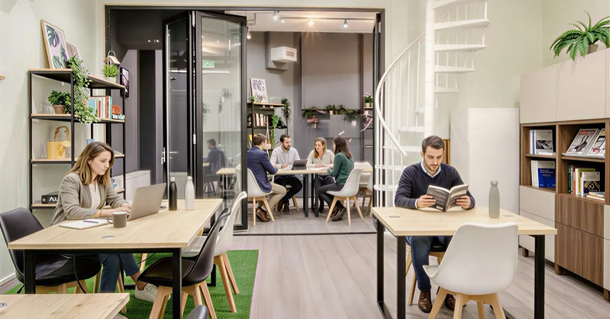 Bureau privatif moderne KO Working Paris 11 — espace de travail lumineux et équipé